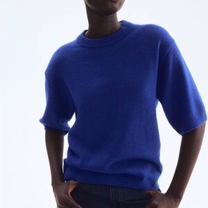 H&M Royal Blue Knit Sweater NWOT
